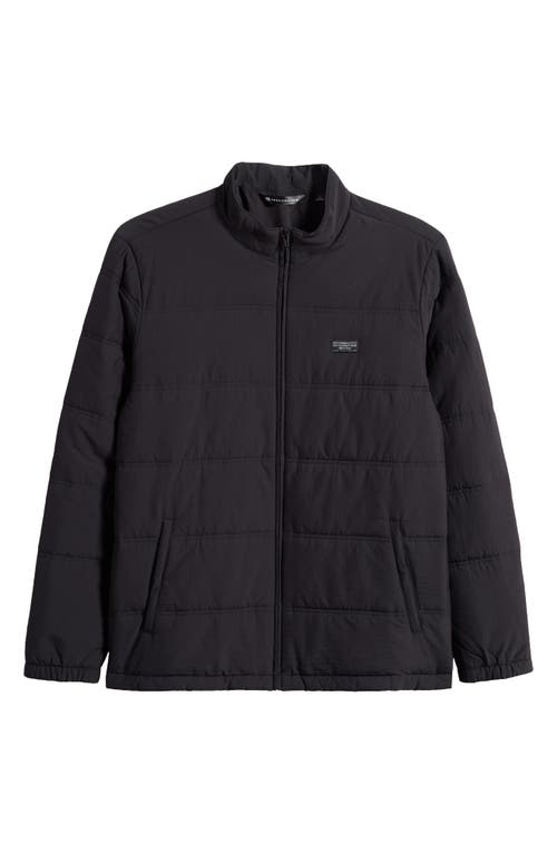 Travismathew Palisades Nylon Puffer Jacket In Black