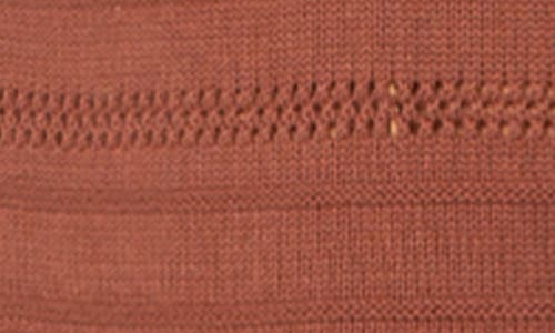 Roxy Bondi Sunset Long Sleeve Sweater Dress In Russet