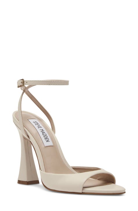 Nude Patent Leather One Band Ankle Strap Heels *FINAL SALE* – Shop