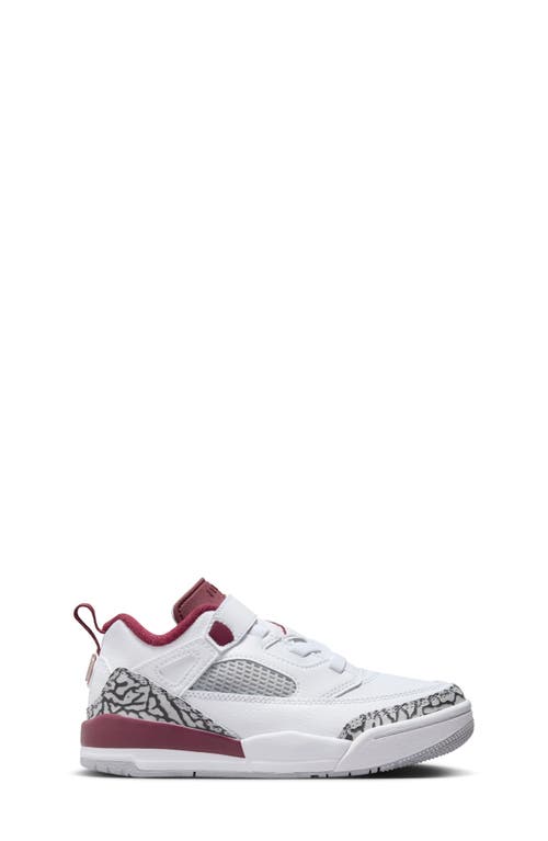 Nike Kids' Spizike Low Sneaker In White/red/grey