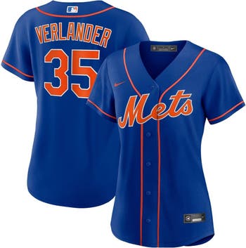 Men's New York Mets Justin Verlander Nike White/Royal Home Replica Player  Jersey