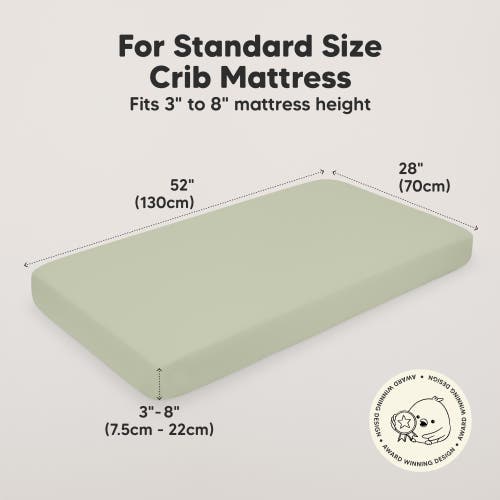 Keababies Soothe Fitted Crib Sheet In Foxtrot