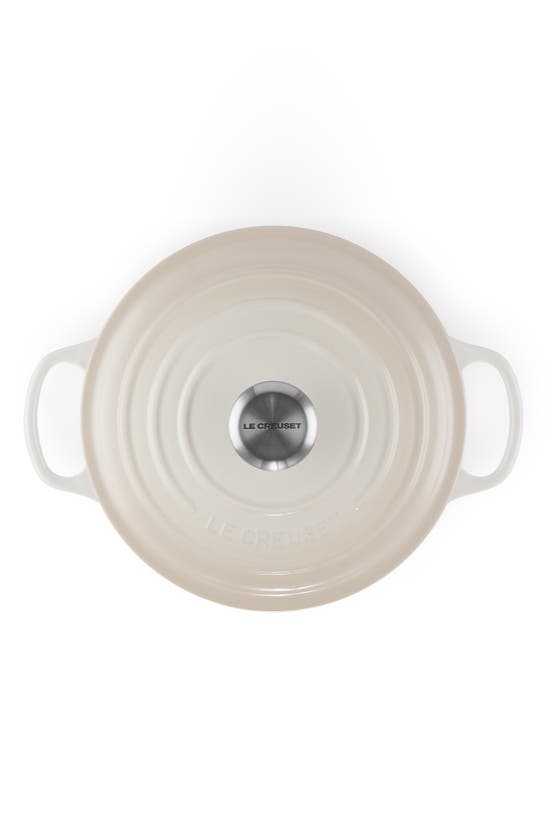 Le Creuset Signature 3.5-quart Sauteuse Oven In Meringue