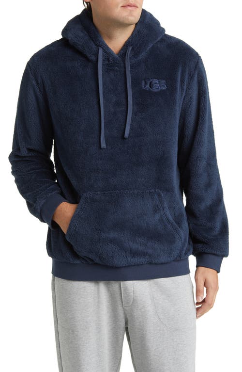 UGG(r) Giles Recycled Polyester Fleece Hoodie in Twilight