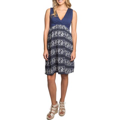 Everly Grey Cleo Maternity/nursing Dress