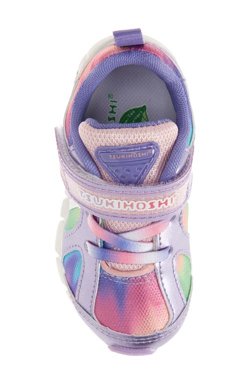 Shop Tsukihoshi Rainbow Sneaker In Lavender/multi