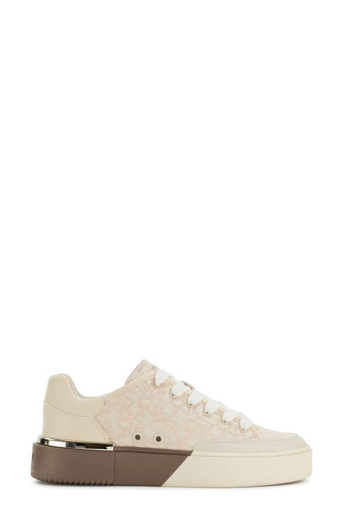 Shop Dkny Bradley Platform Sneaker In Hemp/white