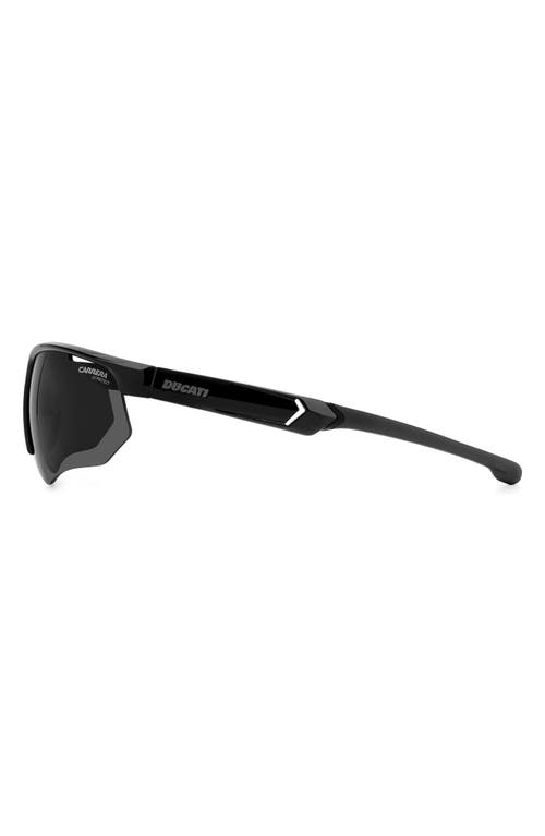 Carrera Eyewear X Ducati 69mm Carduc Rectangle Sunglasses In Black/grey