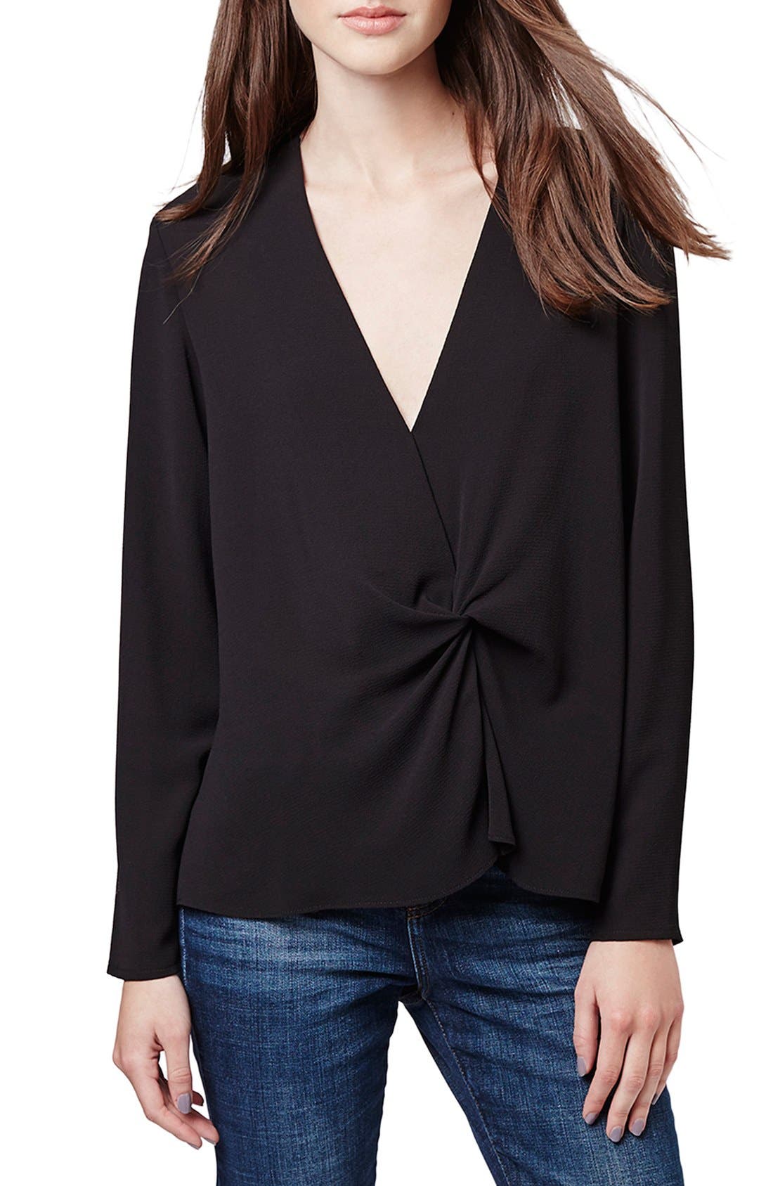 Twist Front Blouse Nordstrom