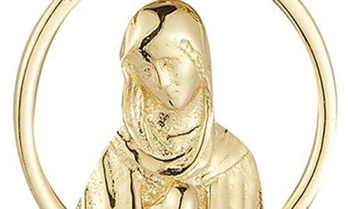 Ember Fine Jewelry 14k Open Mary Necklace In Gold