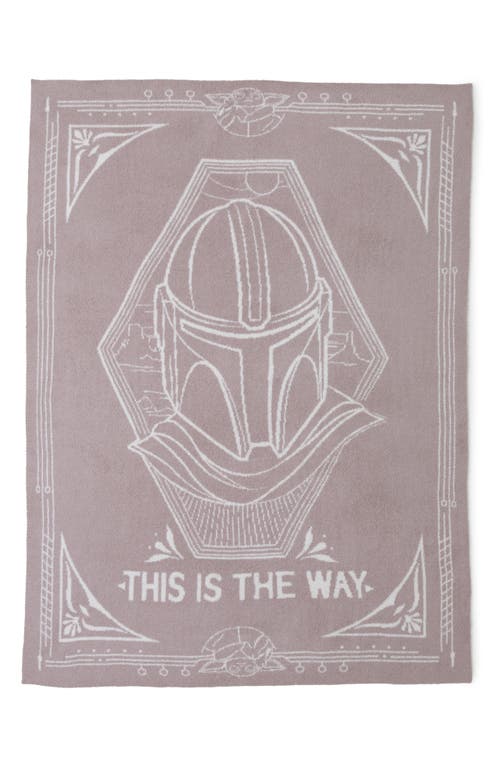 Barefoot Dreams ® X Star Wars™ Cozychic™ Mandalorian Throw Blanket In Taupe-moonlight