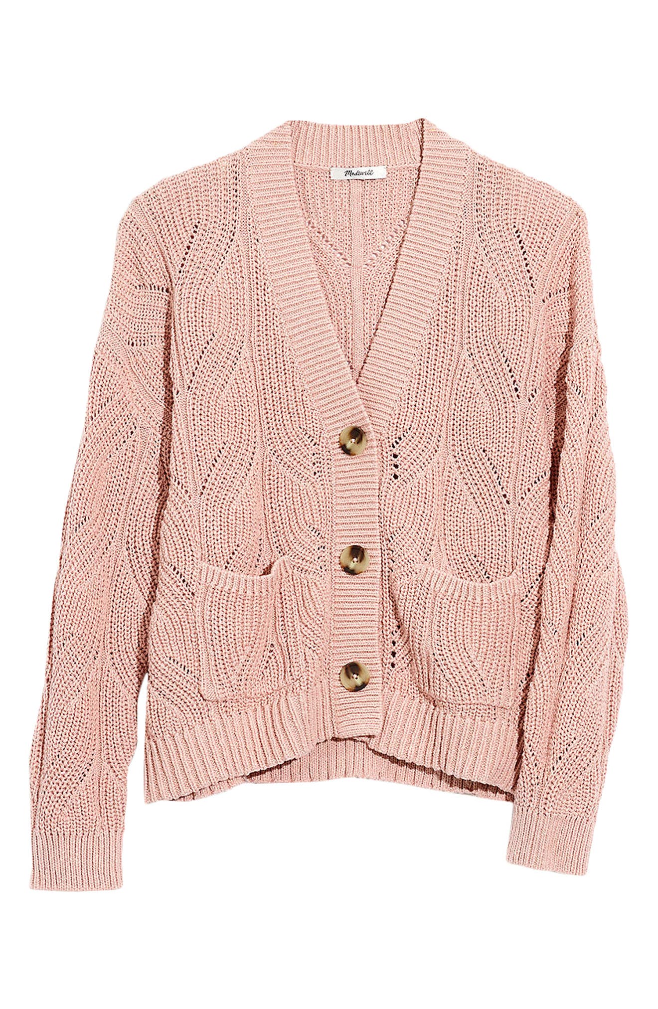 pink cardigan sweater