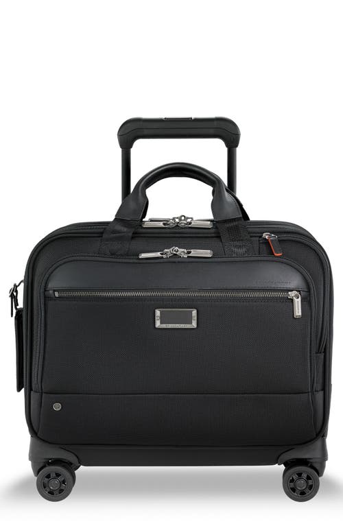 Briggs & Riley @work 15-Inch Medium Expandable Spinner Briefcase in Black