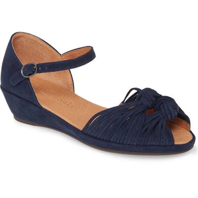 Gentle Souls By Kenneth Cole Lily Knot Sandal- Blue