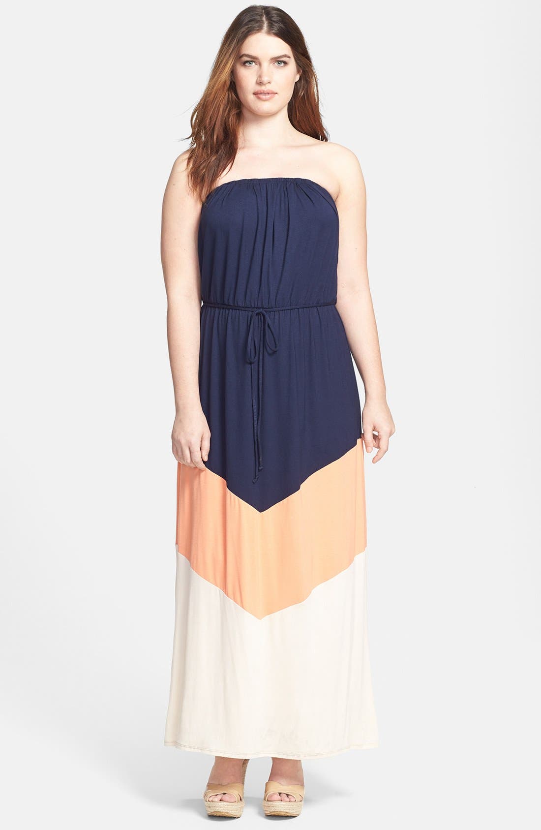 Loveappella Strapless Maxi Dress Nordstrom