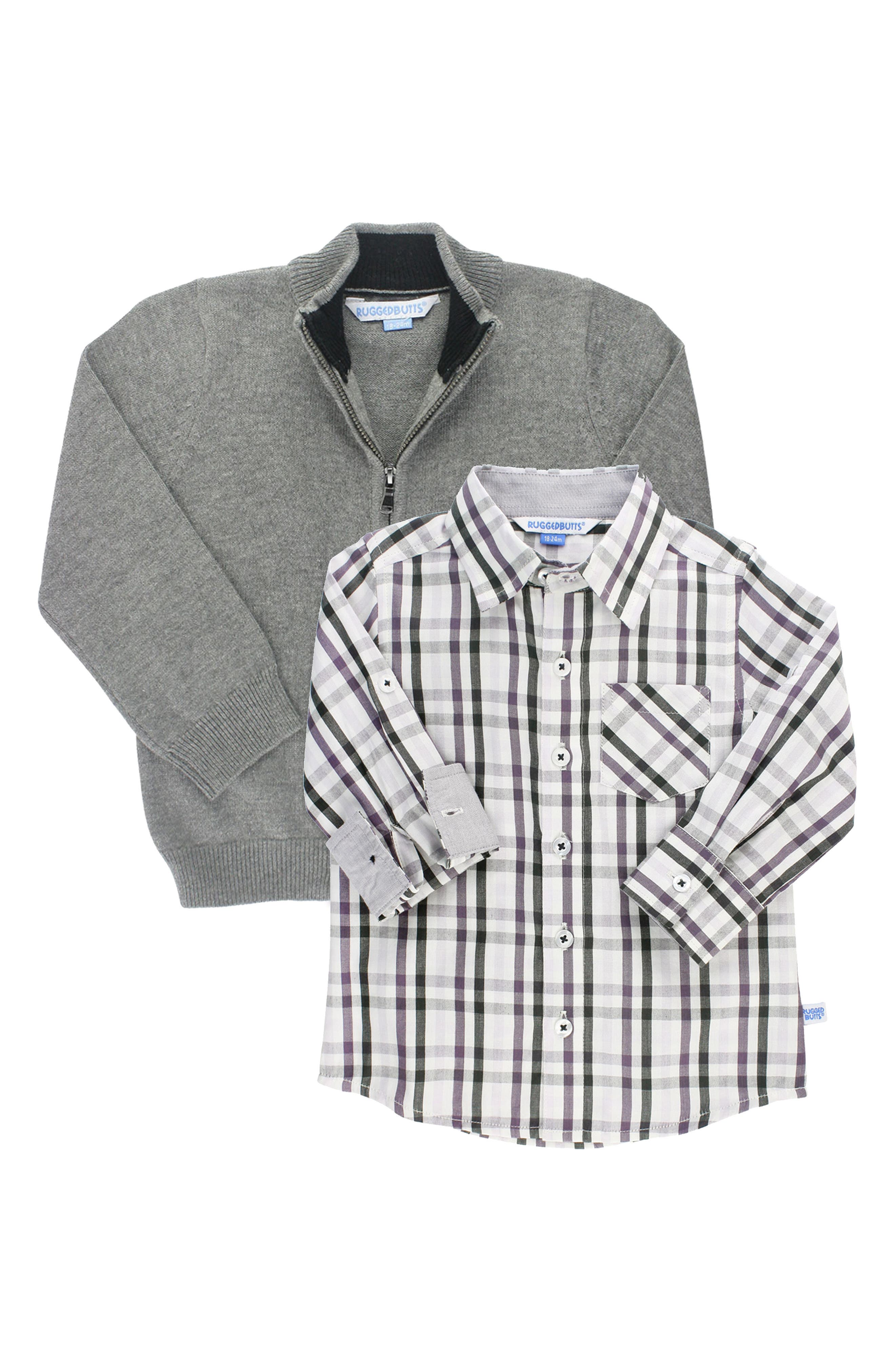 plaid quarter zip pullover