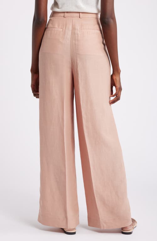 Shop Nordstrom Pleated Wide Leg Pants In Beige Tuscany