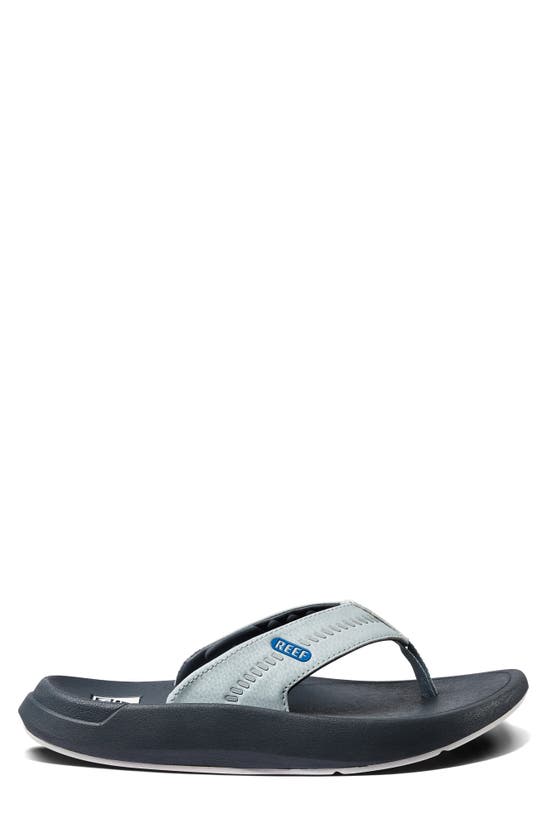 Shop Reef Swellsole Cruiser Flip Flop In Grey/ Light Grey/ Blue