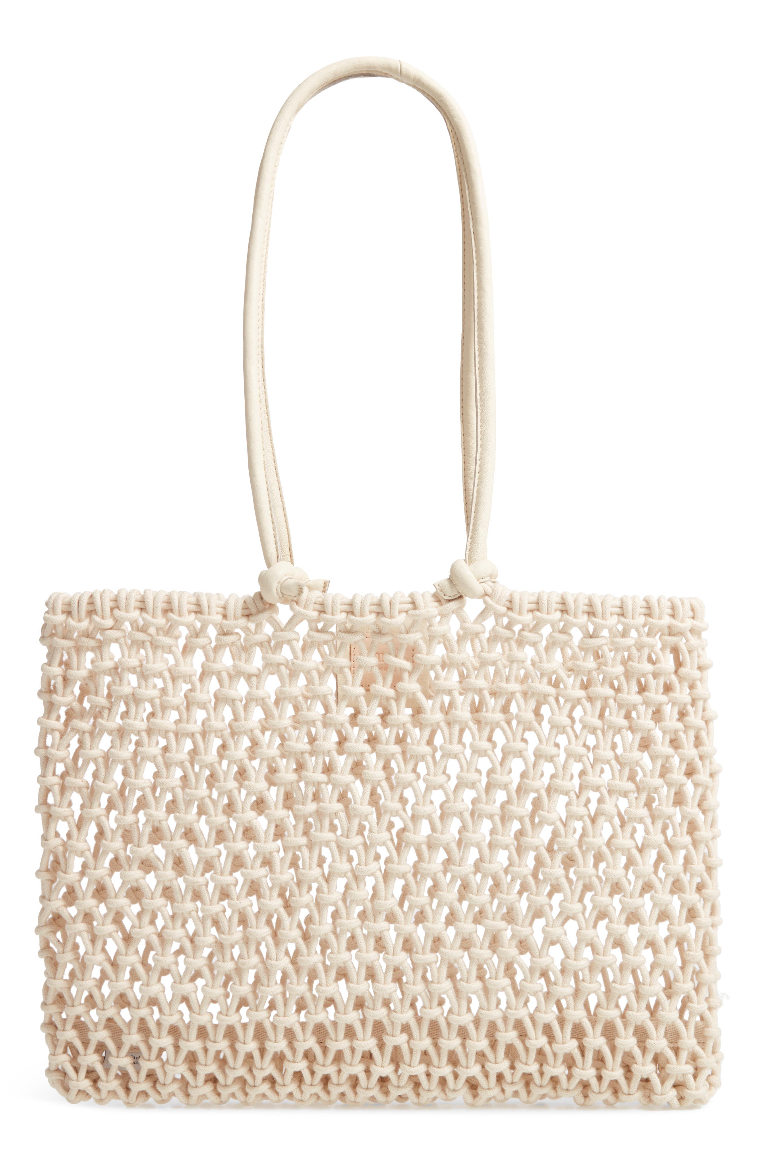 woven market tote