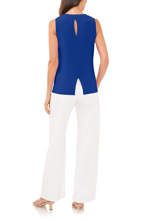 Shop Vince Camuto Sleeveless Top In Goddess Blue