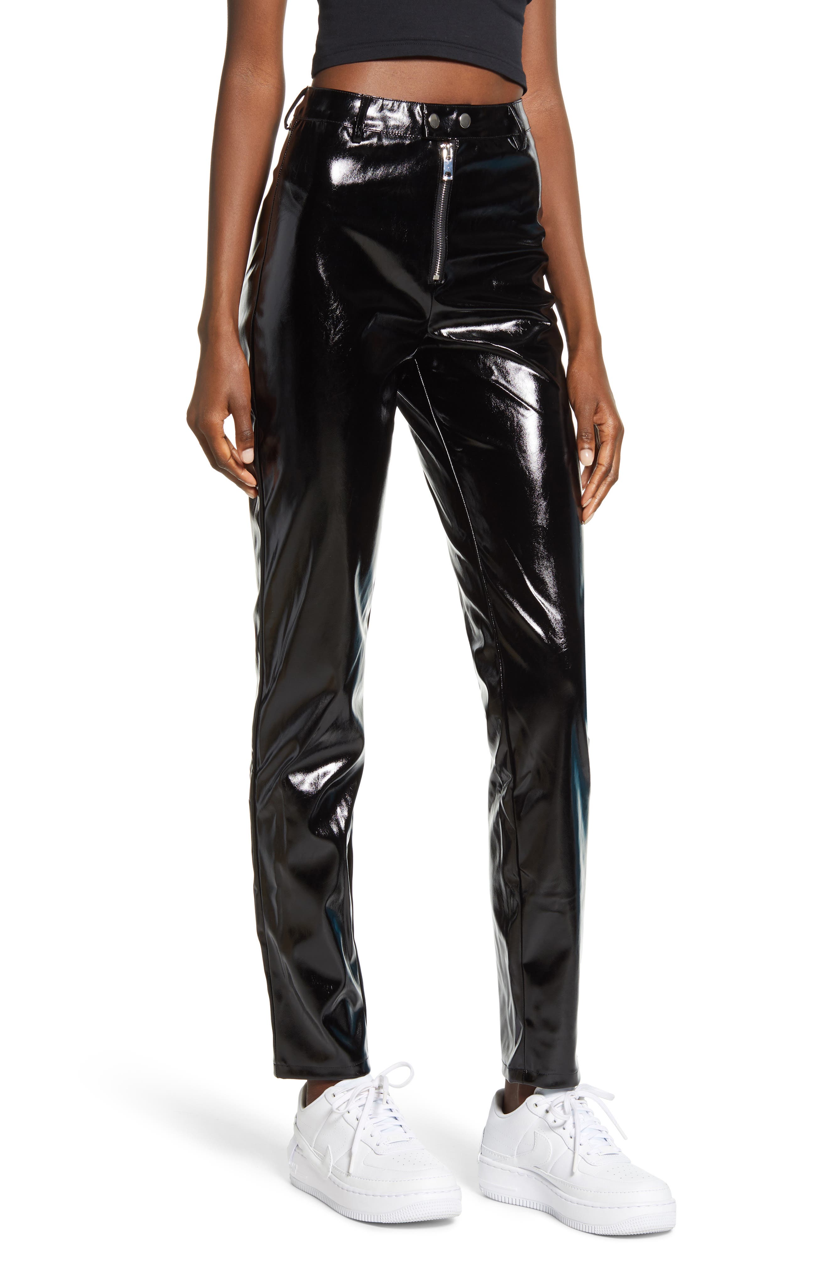 i am gia patent leather pants