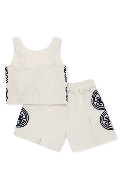 Shop Habitual Kids Kids' Cotton Tank & Shorts Set In Off-white