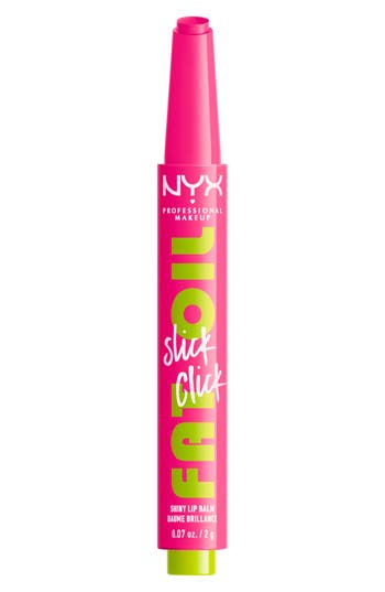 Nyx Professional Makeup Fat Oil Slick Click Shiny Lip Balm In Thriving