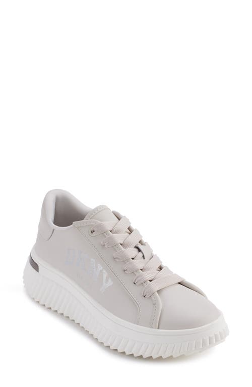 Shop Dkny Larissa Platform Sneaker In Soft White