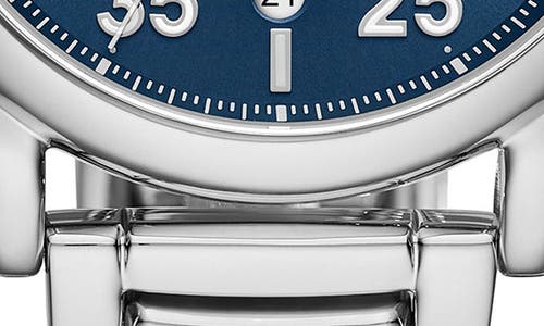 Shop Emporio Armani Bracelet Watch, 43mm In Blue/silver