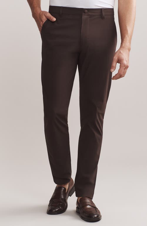 Shop Rhone Commuter Slim Fit Pants In Dark Espresso