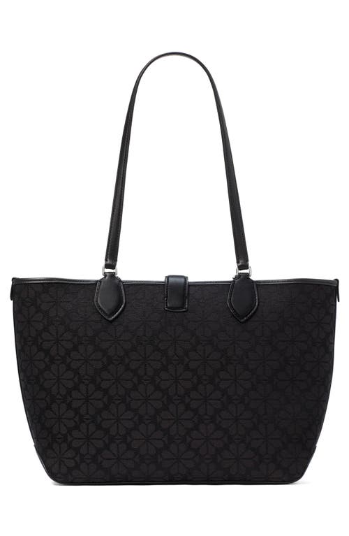 Shop Kate Spade New York Spade Flower Jacquard Tote In Black Multi