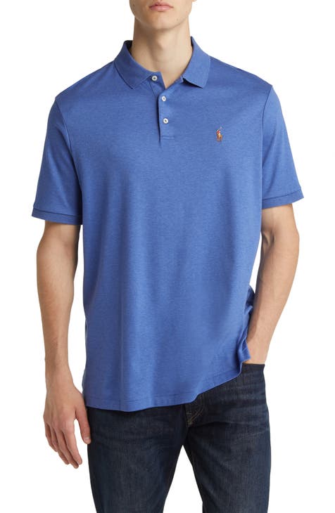 Polo Ralph Lauren Men's Classic Fit Soft Cotton Polo Shirt, Orange, M