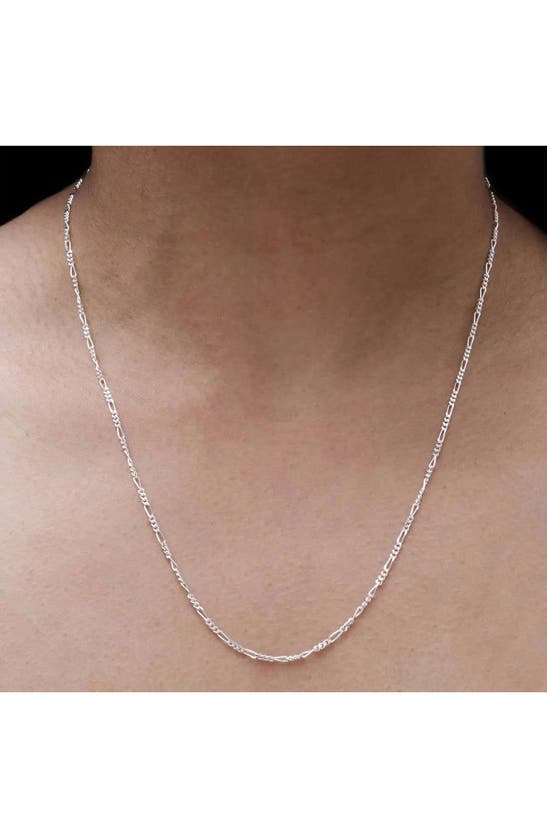Shop A & M Sterling Silver Figaro Necklace