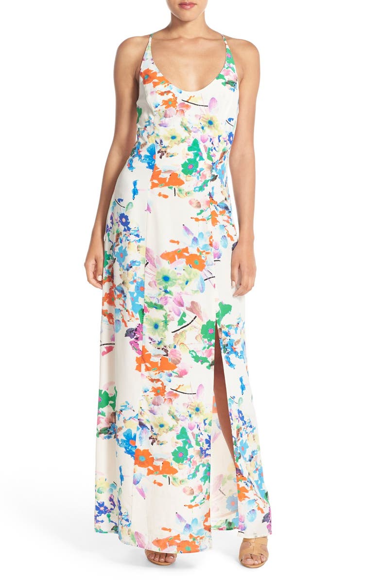 Charlie Jade Floral Silk Maxi Dress | Nordstrom
