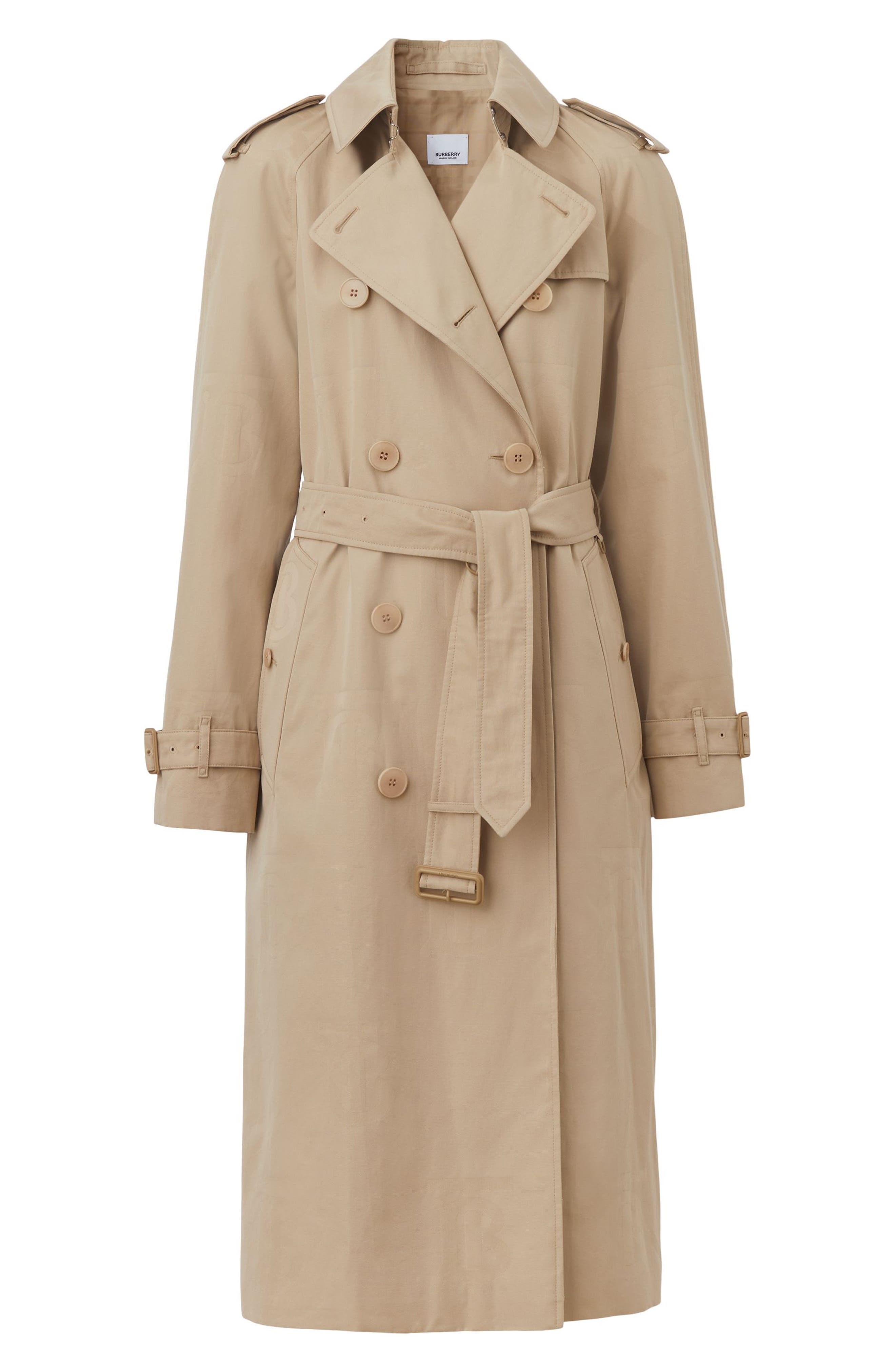 womens burberry rain coat