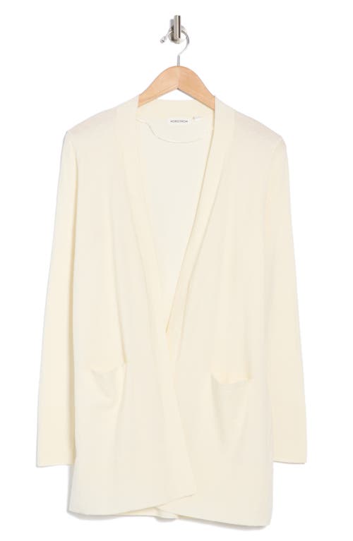 Shop Nordstrom Open Front Cardigan In Ivory Pristine