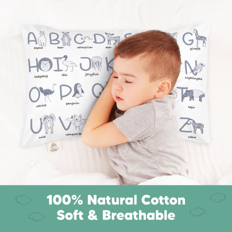 Keababies Printed Toddler Pillowcase 13x18" In Alphamals
