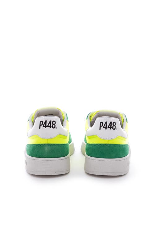 Shop P448 Vert Sneaker In Neon Yellow