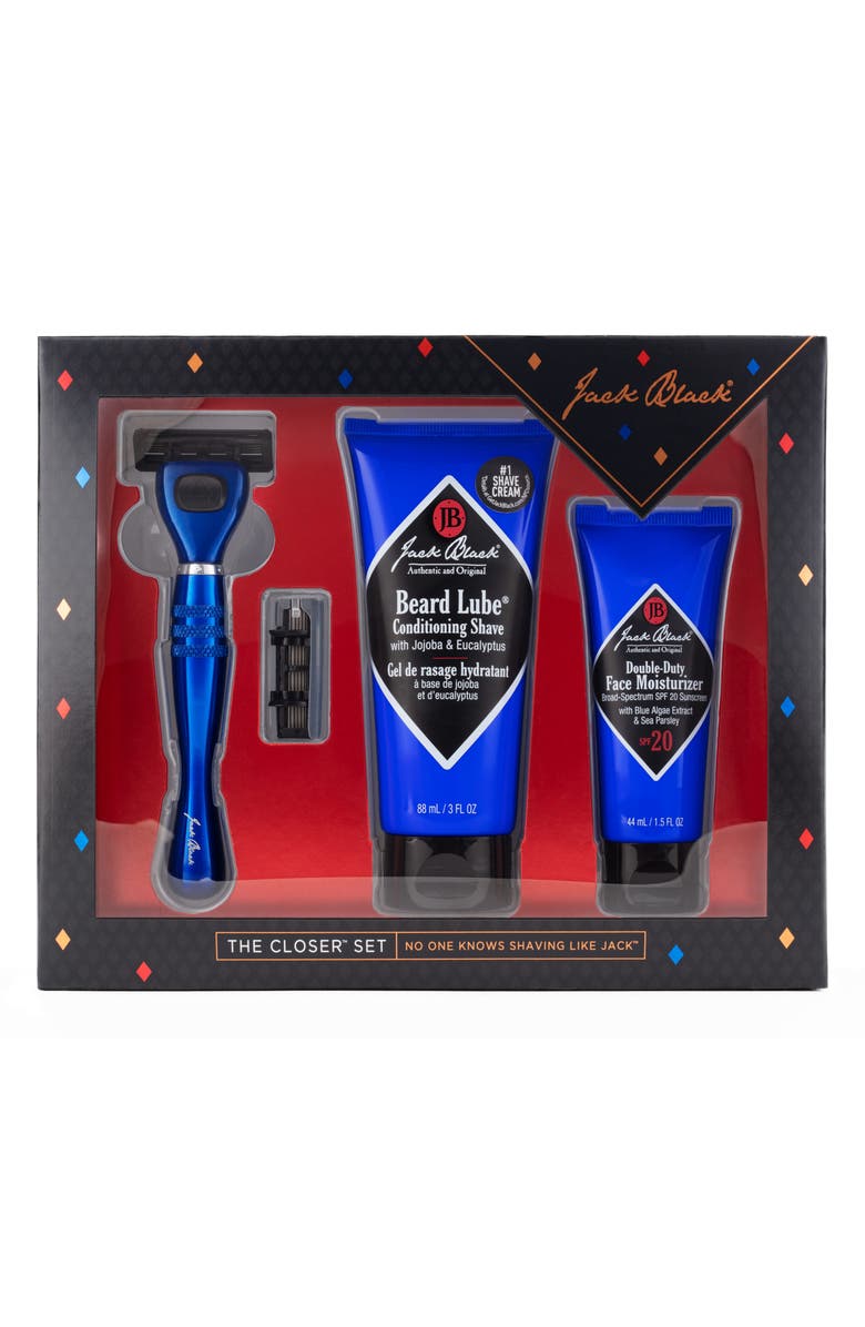 JACK BLACK The Closer Razor Shaving Set, Main, color, 000