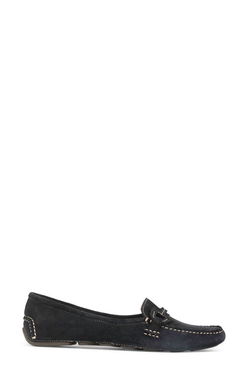 Shop Patricia Green Jane Bit Loafer In Black Suede