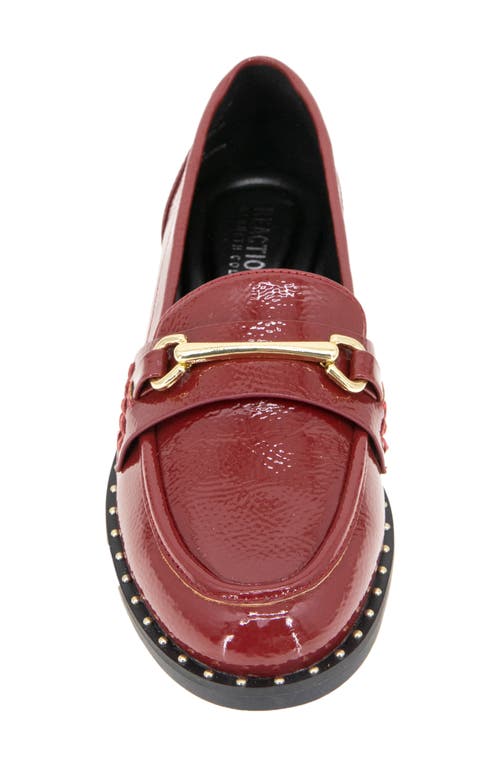 Reaction Kenneth Cole Cadila Loafer In Rio Red Patent