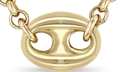 Zoë Chicco Rolo Chain Necklace In 14k Yellow Gold