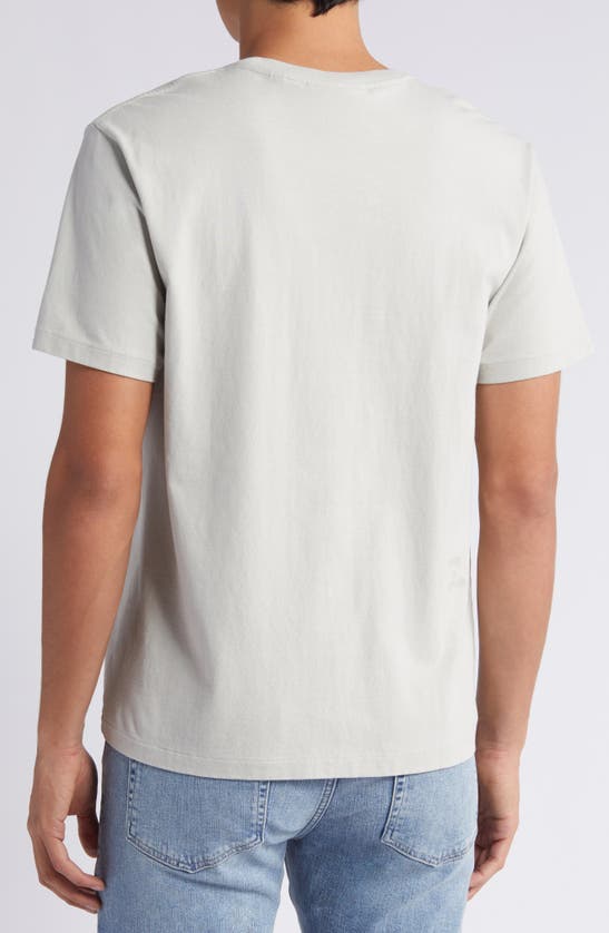 Shop Frame Logo Cotton T-shirt In Mineral Grey