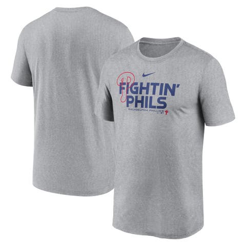 Men's Philadelphia Phillies Fanatics Branded Heathered Maroon Sport Resort  T-Shirt