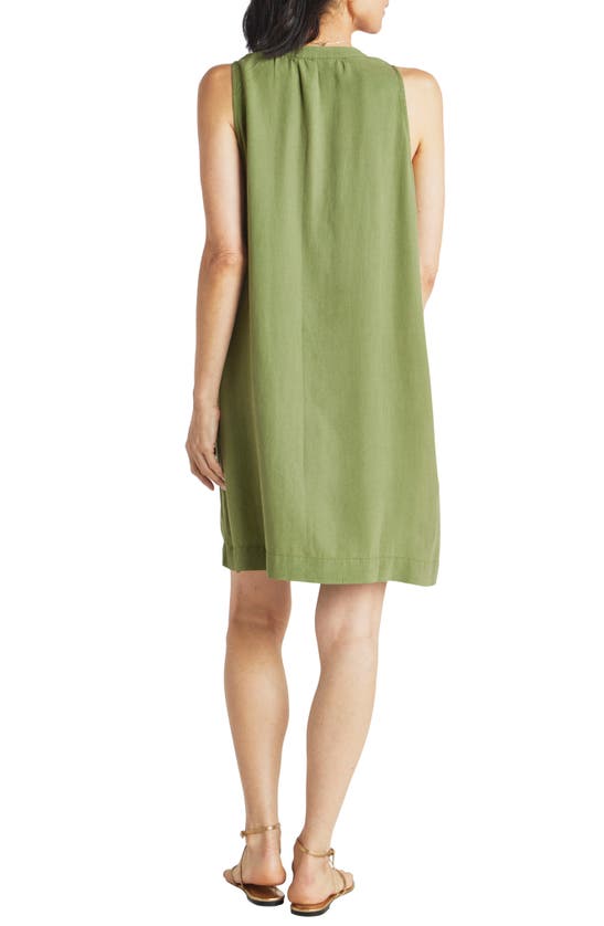 Shop Splendid Maren Sleeveless Shift Dress In Cypress