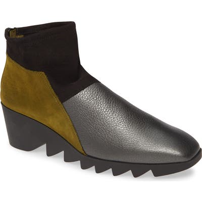 Arche Pattim Tri-Tone Bootie, Green