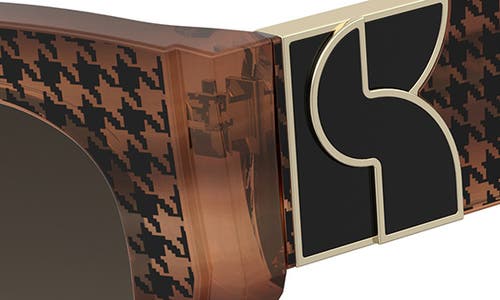 Kate Spade New York Jayda 53mm Gradient Cat Eye Sunglasses In Brown Pattern/brown Sf