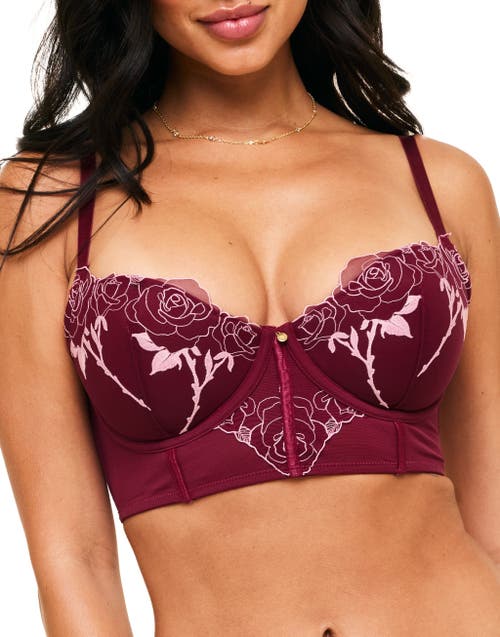 Shop Adore Me Rosita Contour Demi Bra In Dark Purple