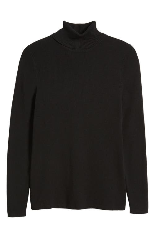 Shop Anne Klein Turtleneck Sweater In Anne Black