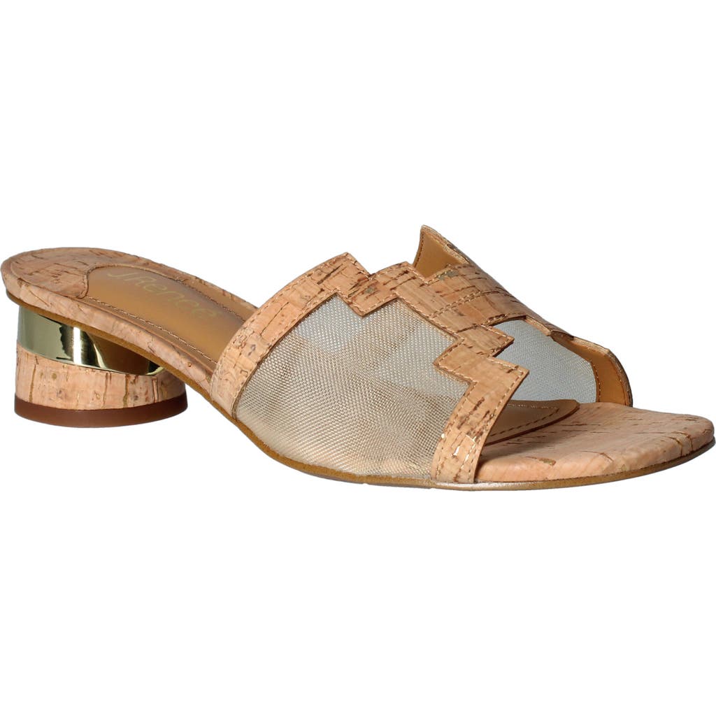 J. Reneé J.renée Amorra Slide Sandal In Natural/gold